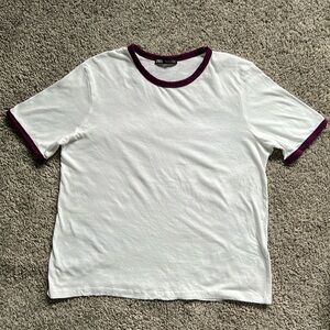 Zara Purple Piping T-Shirt